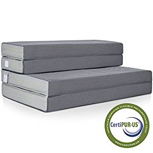 Best Choice Products 4” Folding Portable Mattress Full