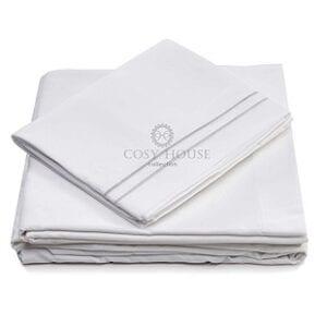 Cosy House Luxury Bed Sheets, 4 pc set Silky Soft Microfiber Bedding, Brushed, 1500 Series