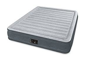 Intex Comfort Plush Mid Rise Dura-Beam Airbed With Built-In Electric Pump