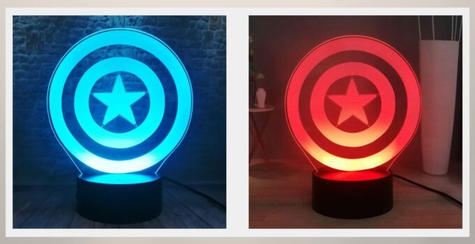 LED Superhero 3D Optical Illusion Night Light Table Lamp – 2022 Review