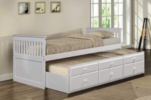 Maz & lily solid wood twin size bed