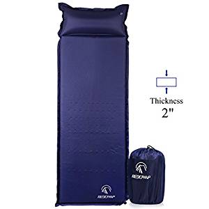 Redcamp Self-Inflating Sleeping Pad with Attached Pillow