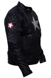 So Shway Men's Black Motorcycle Leather Jacket