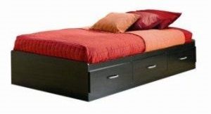 South Shore Furniture Cosmos collection twin Mates Bed box