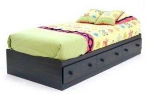 South Shore Summer Breeze Collection Twin Bed with Storage