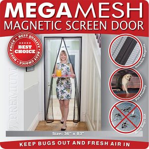 Easy Install Magnetic Screen Door Heavy Duty
