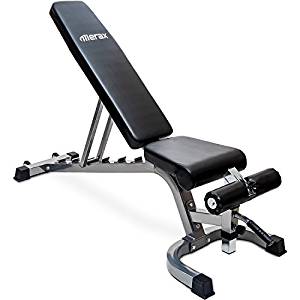 Merax Deluxe Foldable Utility Weight Bench Adjustable Sit Up AB Incline Bench Gym