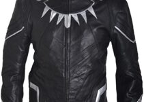 Blazrd Men’s Captain America Black Panther Leather Jacket 2022