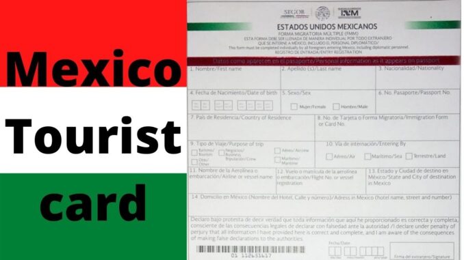 mexico tourist card tui